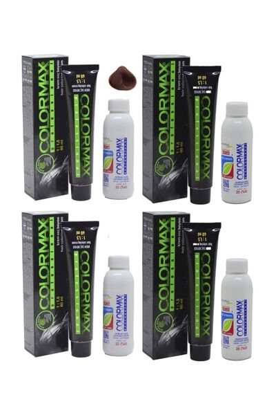 Colormax 6.34 Koyu Karamel Oksidan Krem 90ml 4'lü