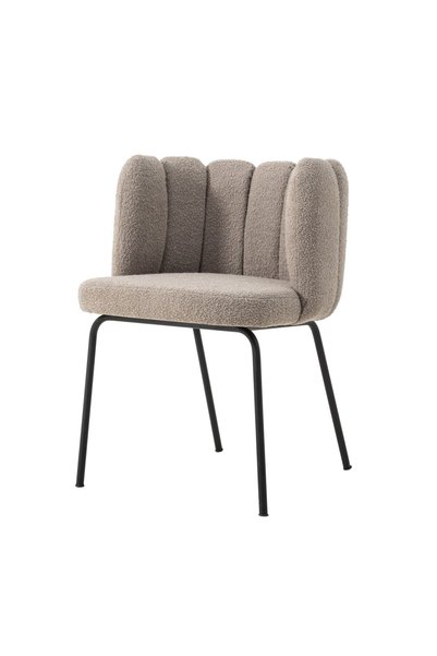 MUVA Concept Cloudy Metal Tasarım Bej Sandalye