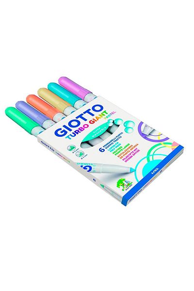 Giotto Pennarelli Turbo Giant 6-Piece Pastel 431000