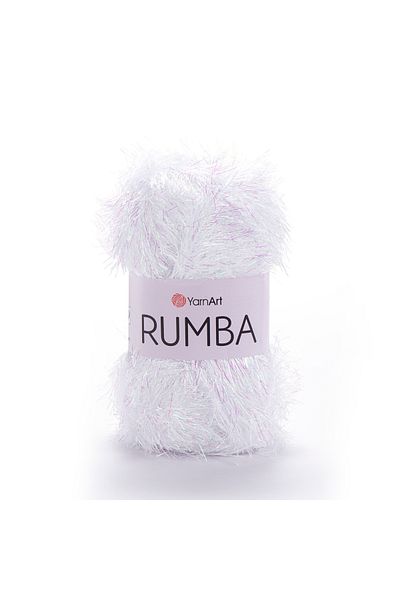Yarnart RUMBA White-106 Glitter Πλεκτό Νήμα