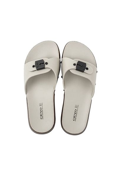 Ceyo Beige 6500 Mınelli Slippers