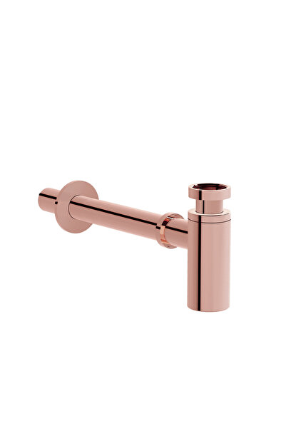 VitrA Origin Classic A4512329 Lavabo Sifonu, T Tipi, Soft Bakır