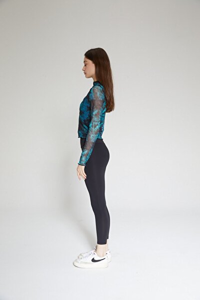 Chandraswear Green Women's Tulle Blouse - Nules