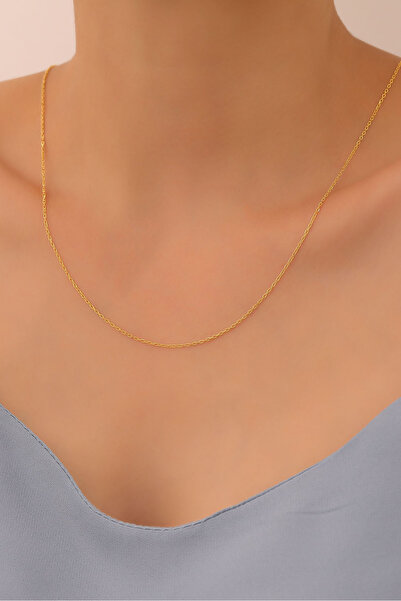 Nox Jewelry 925 Ayar Gümüş 40 Forse Hayalet Kolye Zinciri - C00101