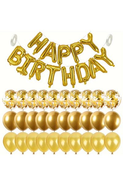 CANSIN Σετ μπαλονιών Happy Birthday (έκτης τάξης)