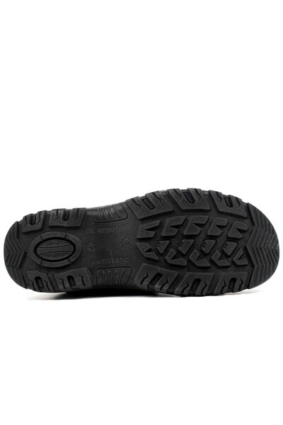 Yepa Hava Alan Yazlık Hakiki Deri Çelik Burunlu Çok Amaçlı İş Güvenliği Ayakkabısı Siyah