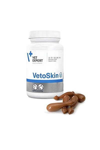 VET Vetexpert Vetoskin 90 Kapsül Kedi&Köpek Tüy ve Deri Sağlığı