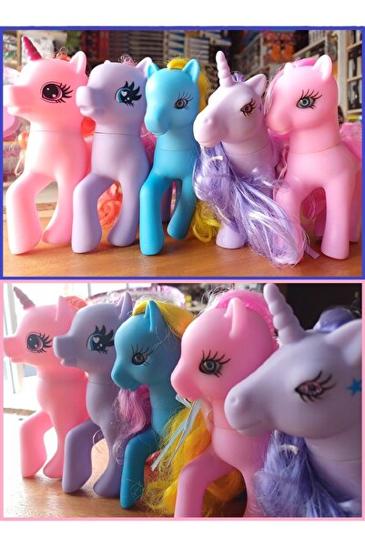 OYUNCAKSAHİLİ Pony Pegusus Unicorn Rarity Trixie Twilight Starlight Oyuncak 5...