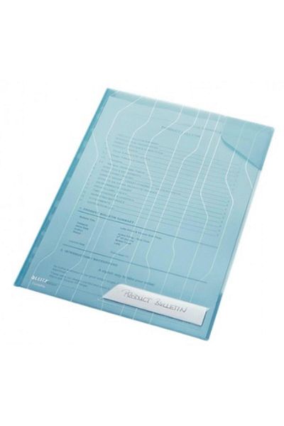Leitz 4728 Combifile File Hard Cover 3 Pack - Blue