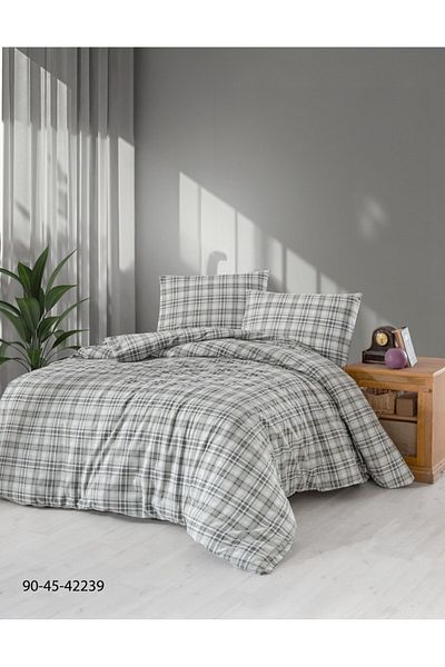 Naturel Collection Flannel Flannel Double Duvet Cover Set
