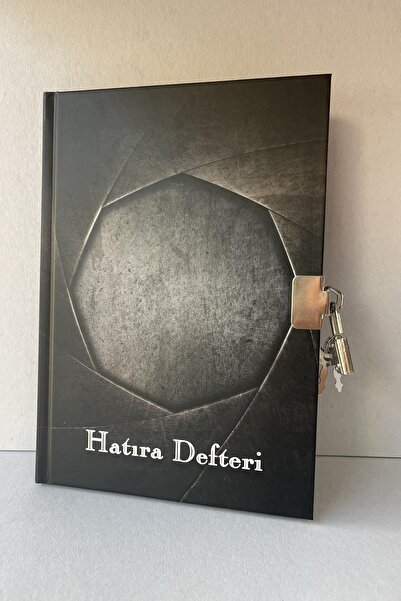 ÇilekKurdu Kilitli Hatıra Günlük Defter 100 Yaprak