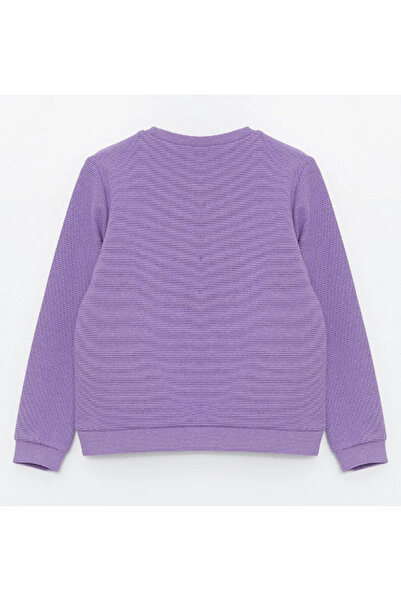 Chandraswear Girl's Sweatshirt Purple- Nora
