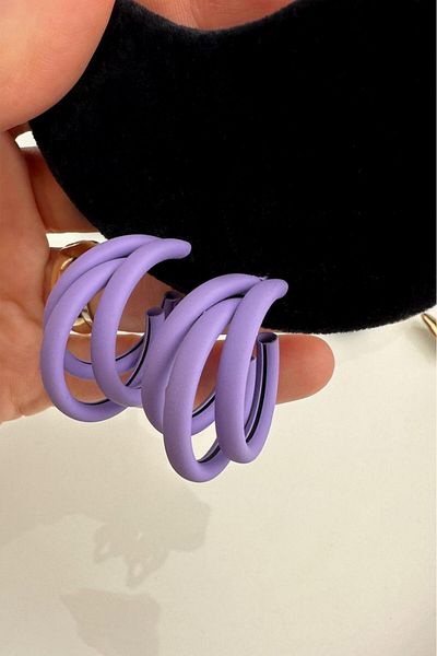 Modex Triple Interlaced Hoop Earrings