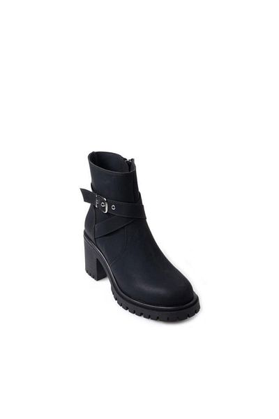 Papuçcity Ony 03048 Cizme de damă cu toc gros de 6 cm