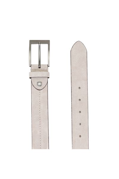 Desa Ανδρική αθλητική δερμάτινη ζώνη Abella Beige