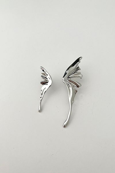 Modex Butterfly Wing Metal Design Earrings (Size:4,5Cm-7Cm)