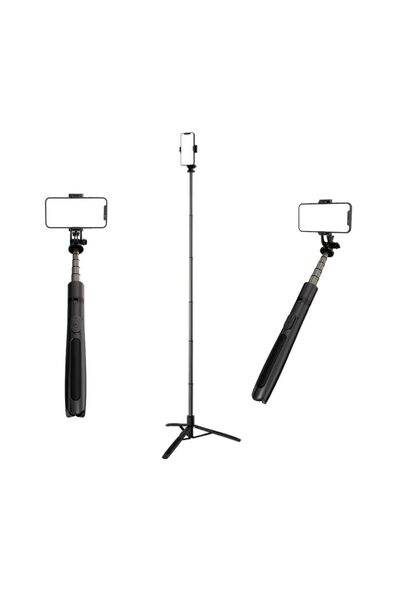 Boomboxtr Hepu HP T08 Profesyonel Bluetooth Selfi Çubuğu 150 cm
