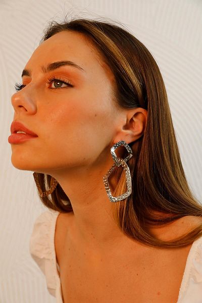 Modex Textured Geometric Earrings