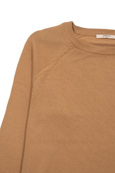 SHERIN Πουλόβερ Camel Crew Neck