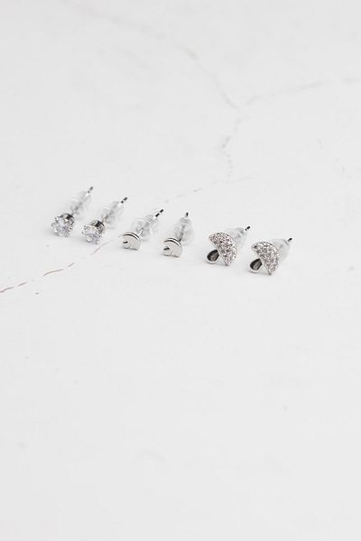 Modex Minimal Multiple Earrings Set