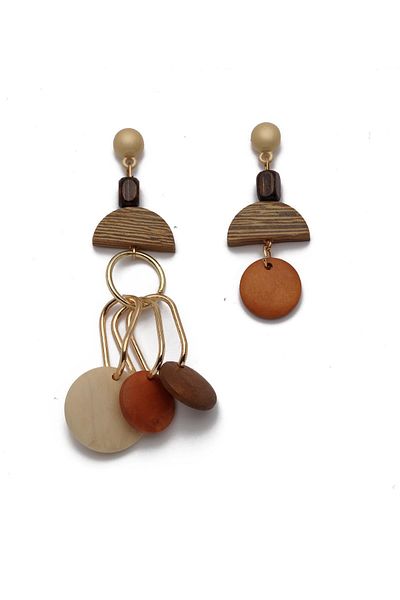 Modex Dangle Wooden Earrings