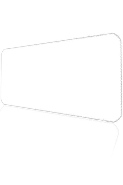 ilyuka 70x30 Logosuz Beyaz ilyuka MP347030 Büyük Boy XL Gaming Mousepad Dikiş...