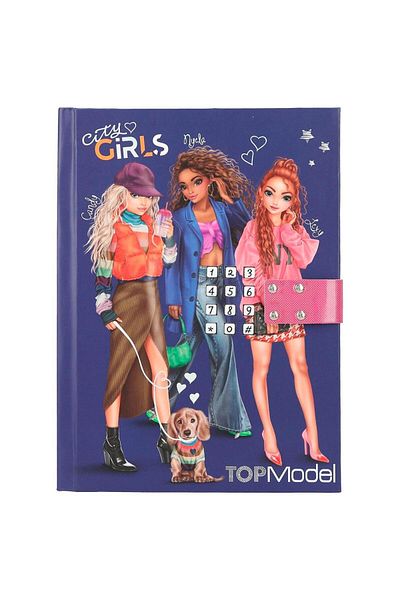 Top Model by Depesche Top Model City - Diary with Lock and Password 0412711