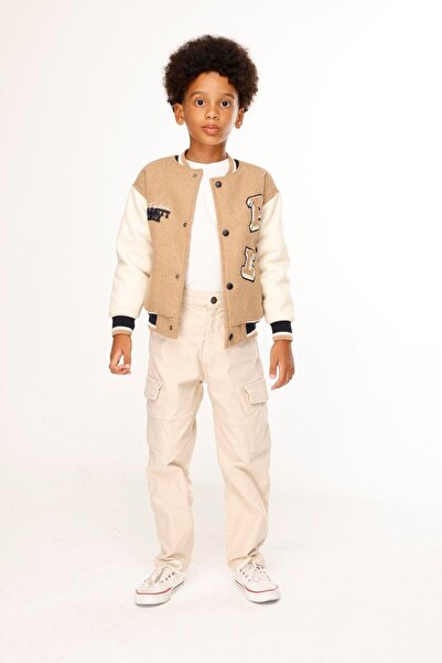 JENA Palton pentru băieți 9-14 ani Bej