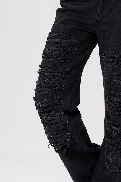 go gang own Sage Ripped Detail Baggy Jean Women's Trousers