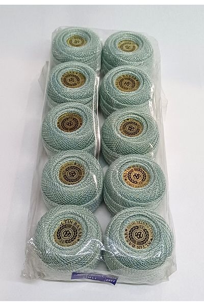 Altınbaşak Ață de dantelă cu sclipici numărul 50 - 20 grame (10 buc. - CULOARE: 2317) Ață de broderie, Ață de cusătură în cruce, Ață de aci