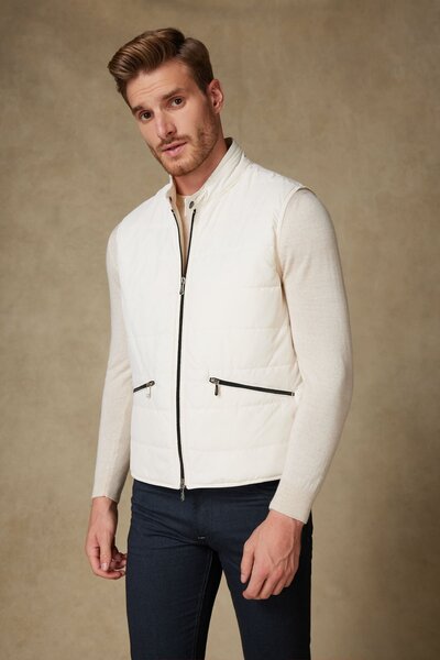 Andrea Nicolotti White Vest Y02-1