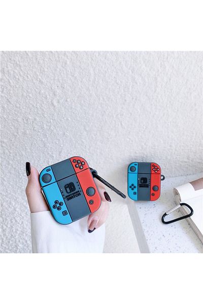Tasarım iPhone Airpords Pro/Pro2 - Bluetooth Protective Headset Compatible with Nintendo Figure