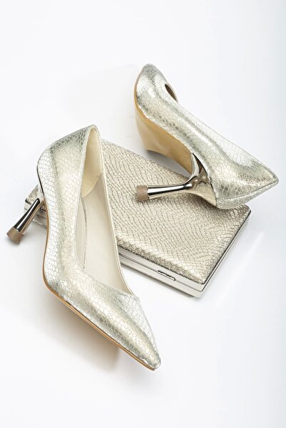 DARUGA مجموعة أحذية وحقائب نسائية ذات كعب رفيع للسهرة