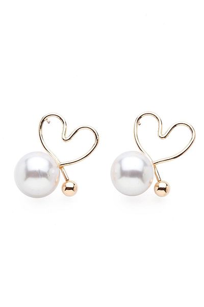 Modex Love Earrings with Pearls