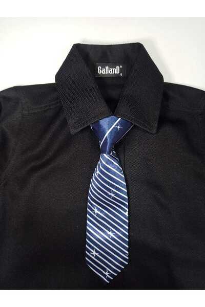 GallanD ربطة عنق للأطفال الأولاد - نمط ملون، مطاط كلاسيكي قابل للتعديل مقاس 18 سم