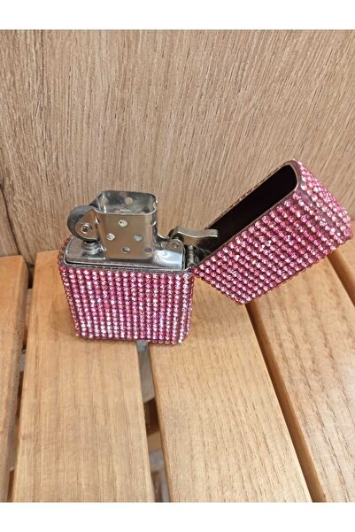 NESGIFT Pembe Taşlı Zippo Çakmak