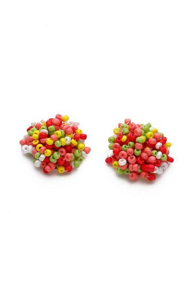 Modex Colorful Round Beads Earrings