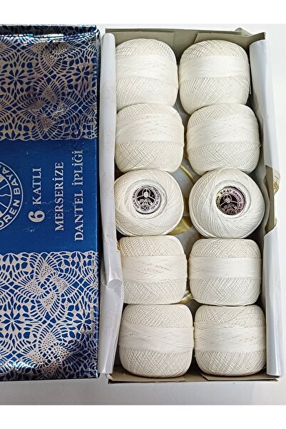 Ören Bayan 6 Katlı Dantel Ipliği 50 Numara 20 gram - (10 ADET) Dantel İpi Nakış Ipi, Kanaviçe Ipi, Oya İpi