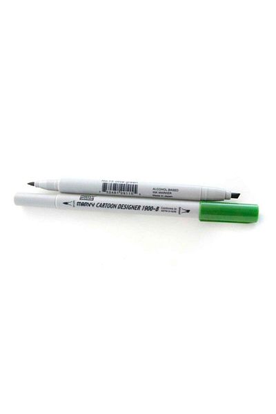 ADEL OYUNCAK Marvy 1900b-s/15 Olive Green Graphic Marker Pen