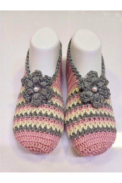 Butik El örgüsü çeyizlik patik