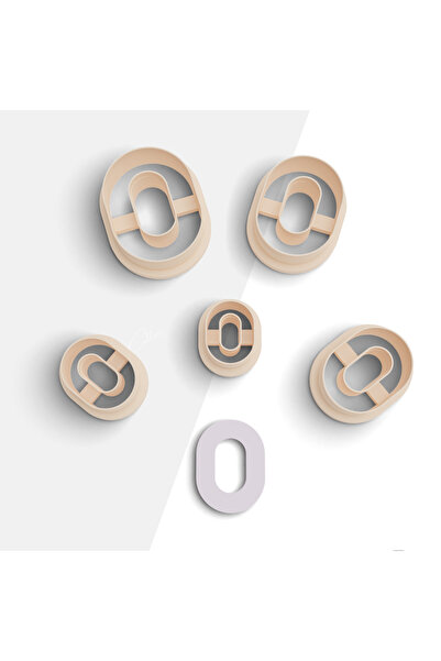 brocutters قالب قطع من طين البوليمر على شكل كبسولة، قالب حلق، قوالب مجوهرات، ...