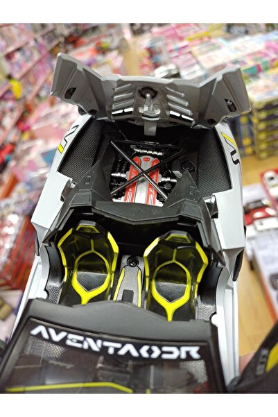 OYUNCAKSAHİLİ Lamborghini Aventador SVJ Diecast Metal 1.24 Model Araba Ön Tek...