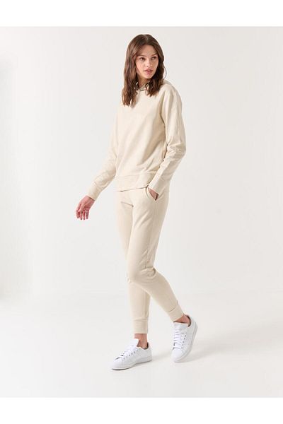 Jimmy Key Ecru Slim Fit Slim Leg Jogger nadrág