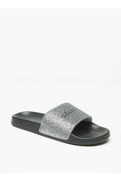 Celeste Women's Glitter Print Slip-On Slides