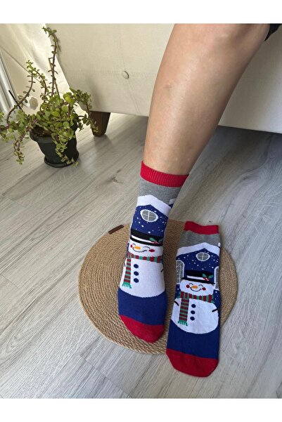 MAZEN Новогодишни чорапи с мотиви - високо качество, размери 36-41 (1 чифт)