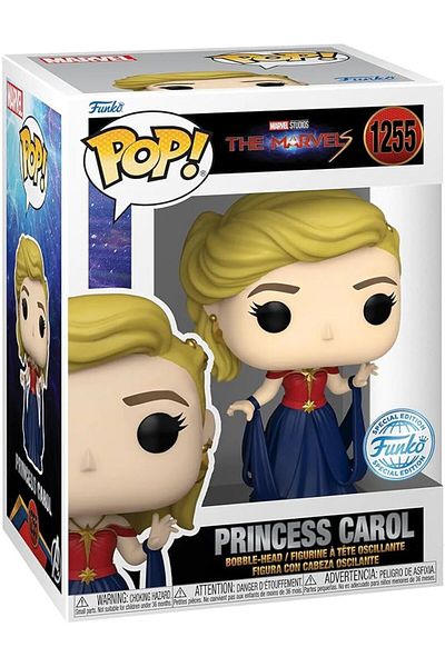 Funko شخصية بوب 1255 الأميرة كارول ذا مار فيلز كابتن مار فيل
