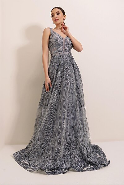 By Saygı Simli Hayalet Tül Prenses Abiye