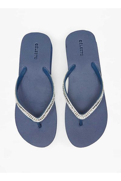 Celeste Women's Embellished Thong Slippers
