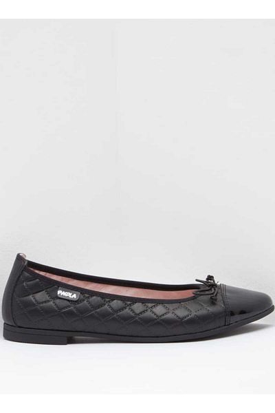 Pablosky Quilted Ballerinas with Bow Detail