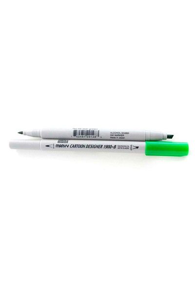 ADEL OYUNCAK Marvy 1900b-s/48 Leaf Green Graphic Marker Pen